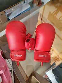 OUTSHOCK Mezzi guanti karate 900 taglia M rossi