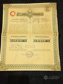 Romania – Astra Romana SA – Azione al Portatore di