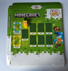 Espositore Minecraft Bacheca Cartone Kinder Joy