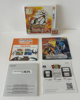 Pokémon Sole Ita Pal completo CIB