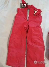 salopette da neve rossa marca Cacao 