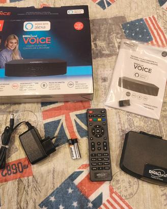 decoder digitale DIGIQUEST VOICE - Funziona  ALEXA