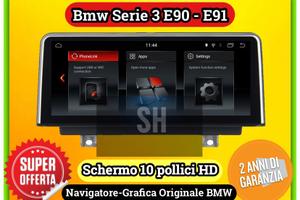 Radio 10 pollici gps BMW SERIE 3 E90 - E91 - E92