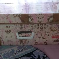 Corredo letto in raso rosa