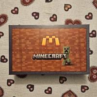 Set action figure Minecraft x McDonald's 
