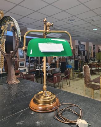 Vintage lampada ministeriale verde