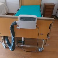 Letto regolabile con materasso antidecubito