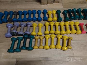 manubri palestra fitness in neoprene 