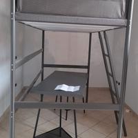 Letto singolo soppalco Ikea