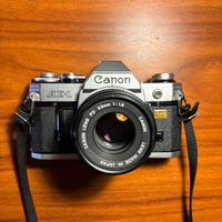 Canon AE-1 + obiettivo Canon FD 50mm f/1.8