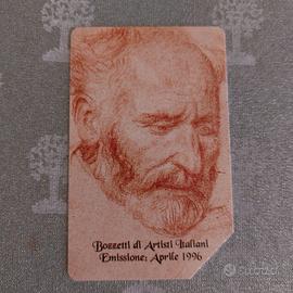 Schede telefoniche telecom ritratti 1996