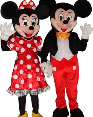 MASCOTTE MINNIE E TOPOLINO