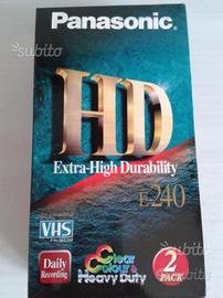 Videocassette vhs panasonic