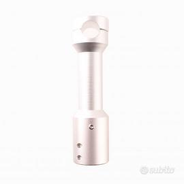 Supporto manubrio Typhoon argento