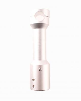 Supporto manubrio Typhoon argento