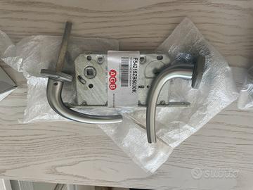 KIT SERRATURA AGB MEDIANA SILVER