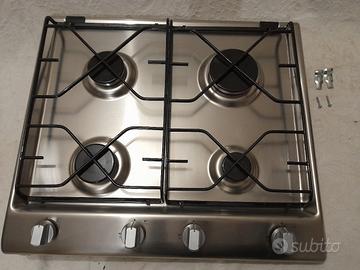 Piano cottura gas metano 4 fuochi