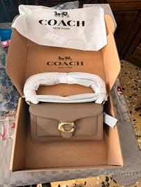 Borsetta coach tabby in pelle granulata originale