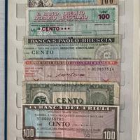 Mini-assegni anni '70