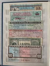 Mini-assegni anni '70