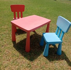 set tavolo bambino