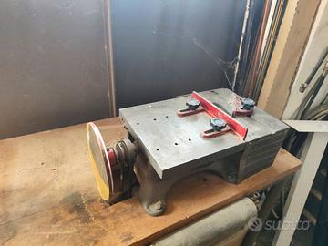 Banco sega e levigatrice da obbista.