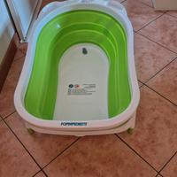 Vasca da bagno pieghevole.