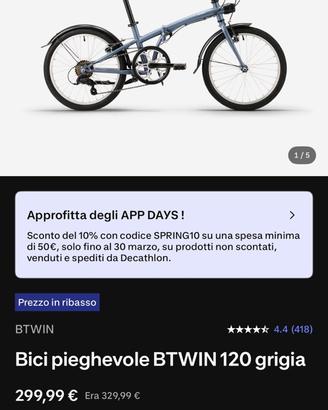 Bici pieghevole