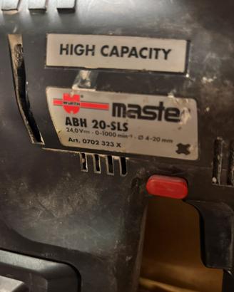 Trapano tassellatore a batteria