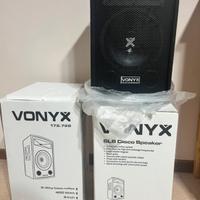 Coppia casse vonyx sl8 pa disco