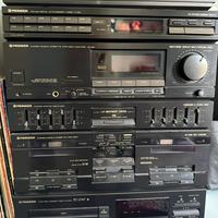 Impianto stereo Hi-fi vintage Pioneer anni 80-90