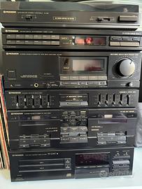 Impianto stereo Hi-fi vintage Pioneer anni 80-90