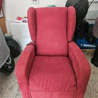 poltrona relax elettrica alza persona bordeaux 