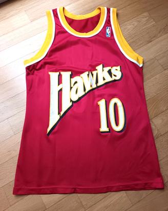 Mookie Blaylock 92-93 Hawks Vintage Jersey tg.M 44