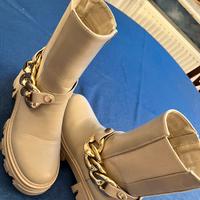 Stivale donna taglia 37 beige