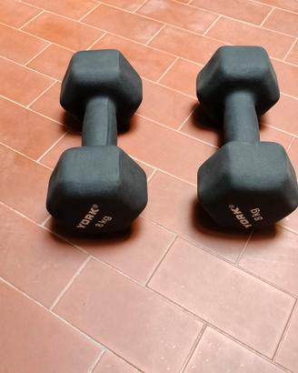 Coppia manubri Nuovi Neoprene York da 8 kg
