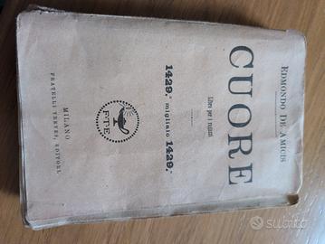 LIBRO CUORE TIPOGRAFIA TREVES 1926
