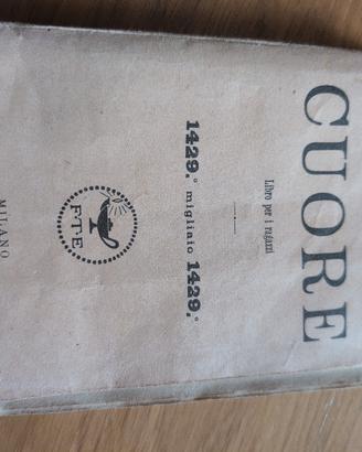 LIBRO CUORE TIPOGRAFIA TREVES 1926