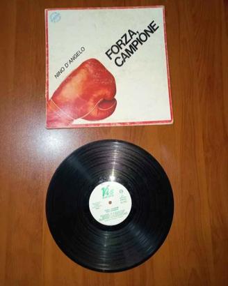 VINILE LP 33 GIRI NINO D'ANGELO, FORZA CAMPIONE
