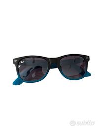Occhiali da sole Ray-Ban Wayfarer nero blu unisex