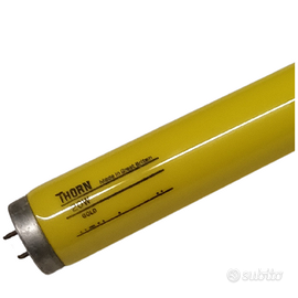 Lampadina Vintage Lampada Vetro Giallo anni 70 NOS
