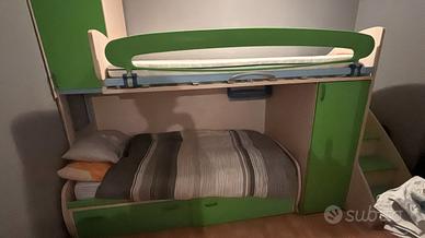 cameretta Moretti Compact con soppco e rete superi