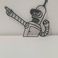 Decorazione Bender (Futurama) 3D