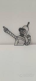 Decorazione Bender (Futurama) 3D