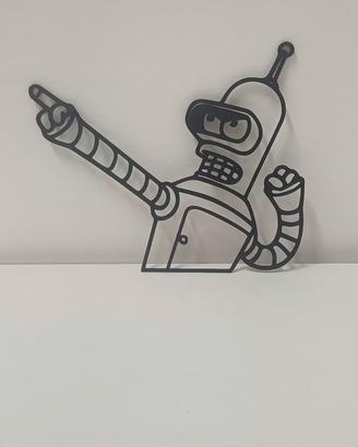 Decorazione Bender (Futurama) 3D