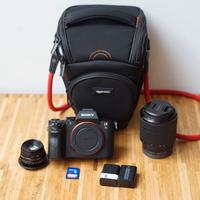 Sony A7 II + 28-70mm + 35mm f1.6 + accessori
