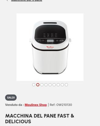 Moulinex macchina del pane