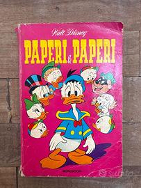 RACCOLTA 5 VOLUMI A TEMA PAPERINO (anni 70'-80')