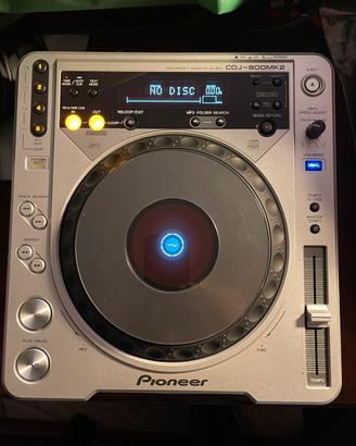 Pioneer CDJ-800 MK2 coppia silver pari al nuovo