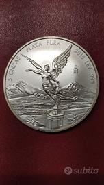 MEXICO –Libertad 5 Onzas 2015 Plata Pura Ley 999,9